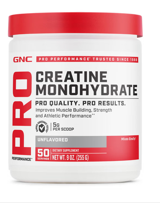 GNC creatine monohydrate - 50 servings